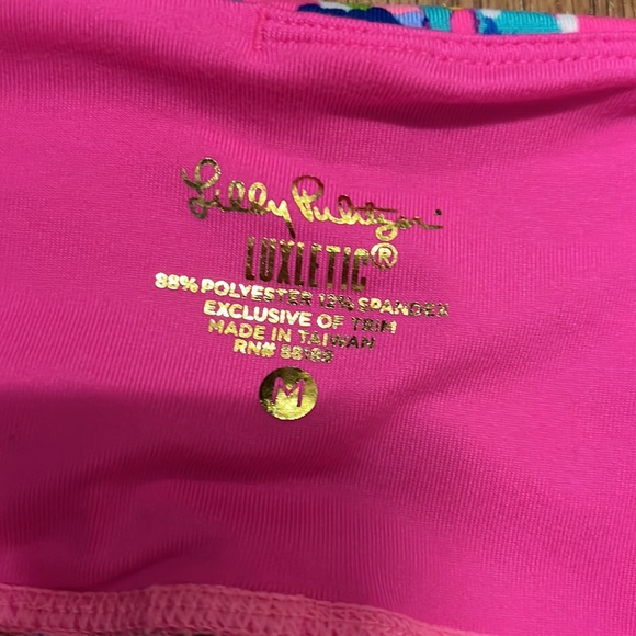 Lilly Pulitzer Gumbo Limbo Luxletic Weekender Leggings size Medium-NWT - Picture 4 of 6